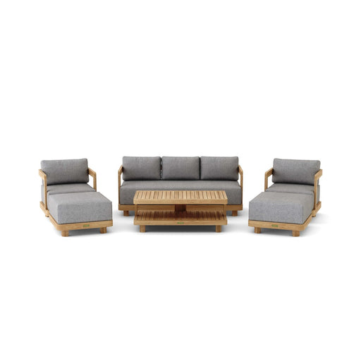 Solid Teak Outdoor Furniture - Granada 6 - Piece Set - Teak HQ™
