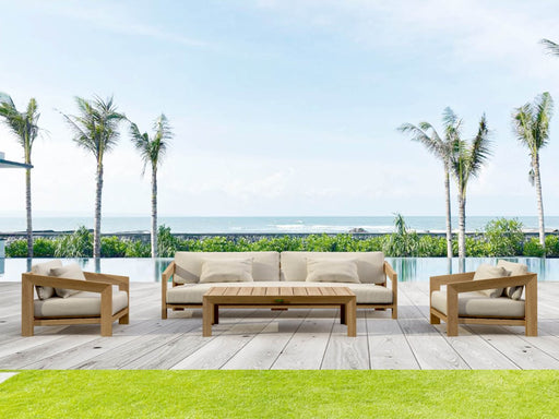 Solid Teak Patio Furniture - Smyrna 4 - Piece Set - Teak HQ™