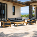 Solid Teak Patio Furniture - Smyrna 4 - Piece Set - Teak HQ™