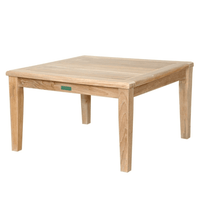 Square Teak Coffee Table (32" Square) - Brianna