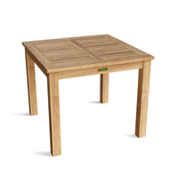Square Teak Dining Table (35" Square) - Bahama
