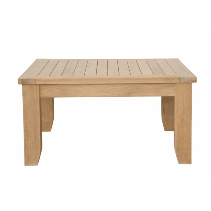 Square Teak Outdoor Coffee Table (33" Square) - Luxe - Teak HQ™