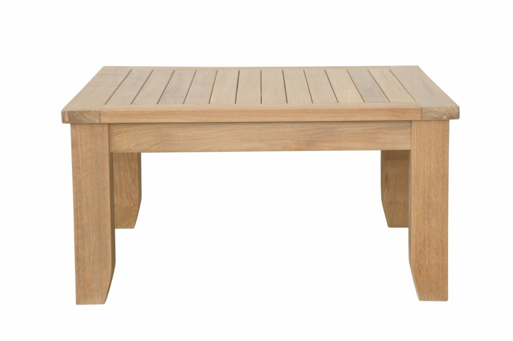 Square Teak Outdoor Coffee Table (33" Square) - Luxe - Teak HQ™