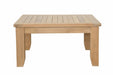 Square Teak Outdoor Coffee Table (33" Square) - Luxe - Teak HQ™