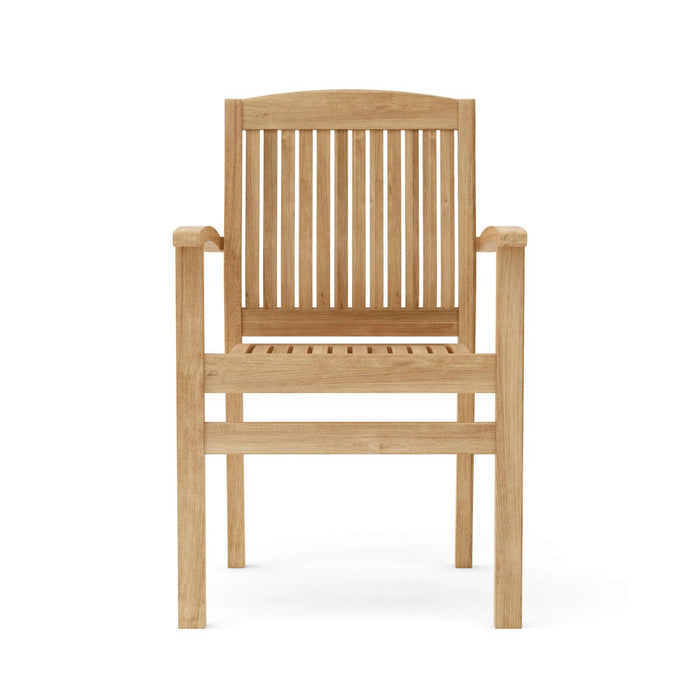 Stackable Teak Chairs (Set of 4) - Sahara - Teak HQ™