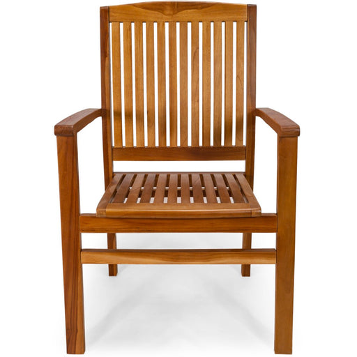 Stackable Teak Dining Chair - by All Things Cedar - Teak HQ™