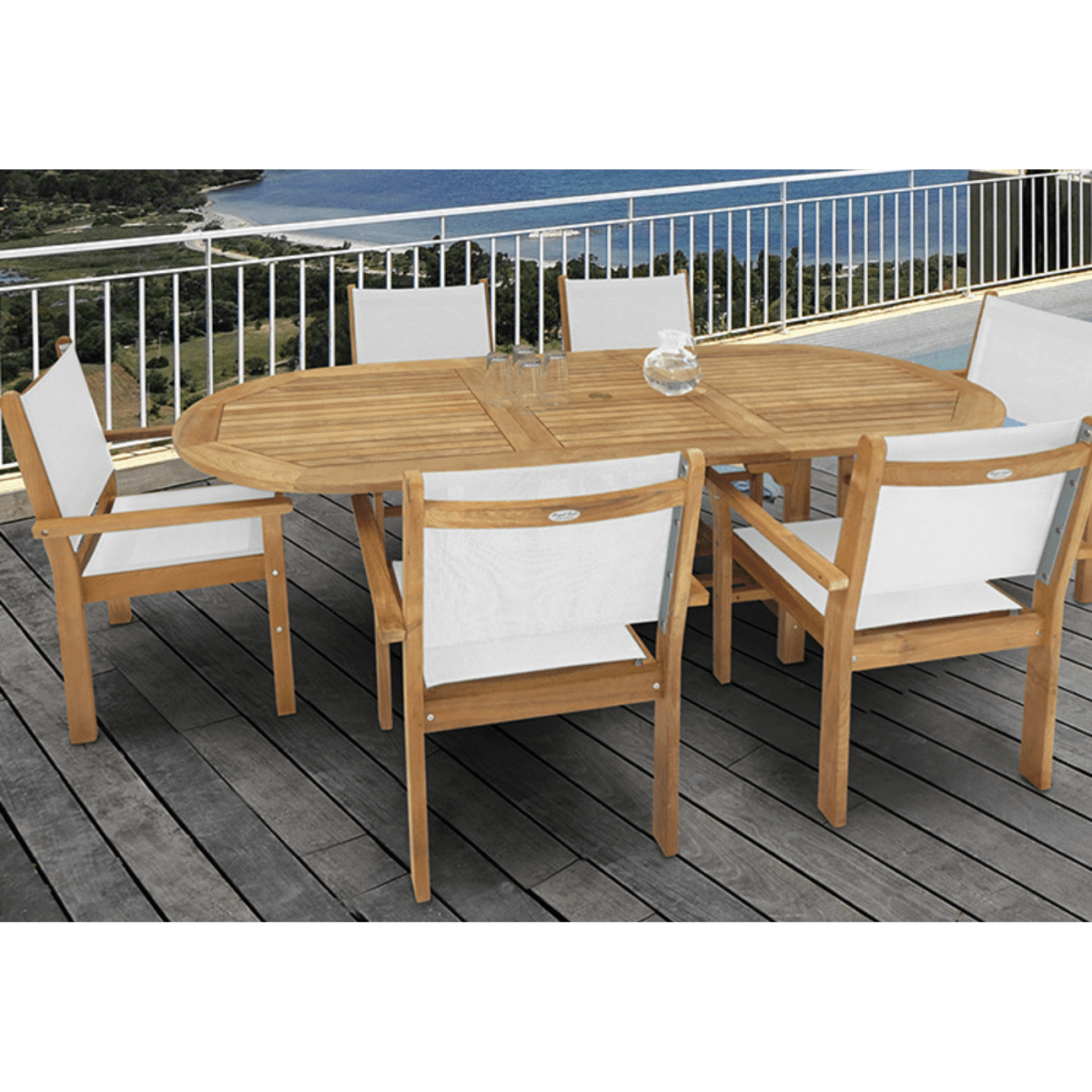 Stackable Teak Side Chair - Captiva - Teak HQ™