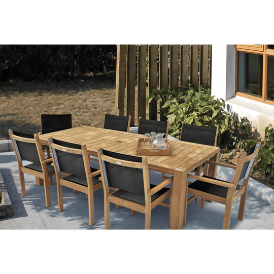 Stackable Teak Side Chair - Captiva - Teak HQ™