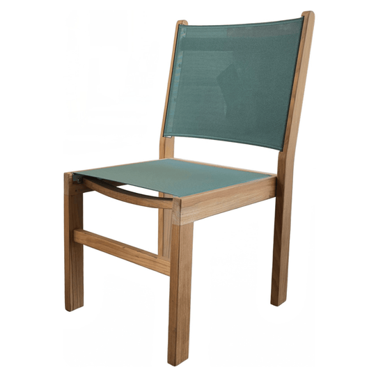 Stackable Teak Side Chair - Captiva - Teak HQ™