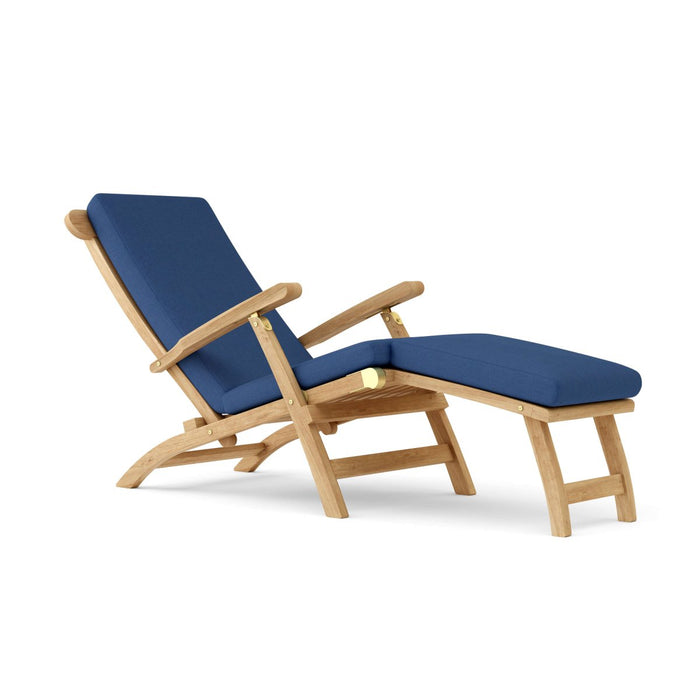 Steamer Deck Chair - Royal - Teak HQ™