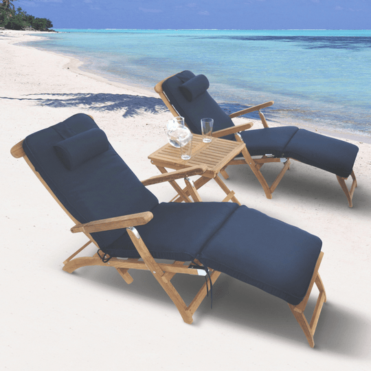 Steamer Lounge Chair 3 - Piece Set - Royal Teak - Teak HQ™