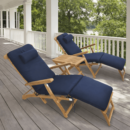 Steamer Lounge Chair 3 - Piece Set - Royal Teak - Teak HQ™