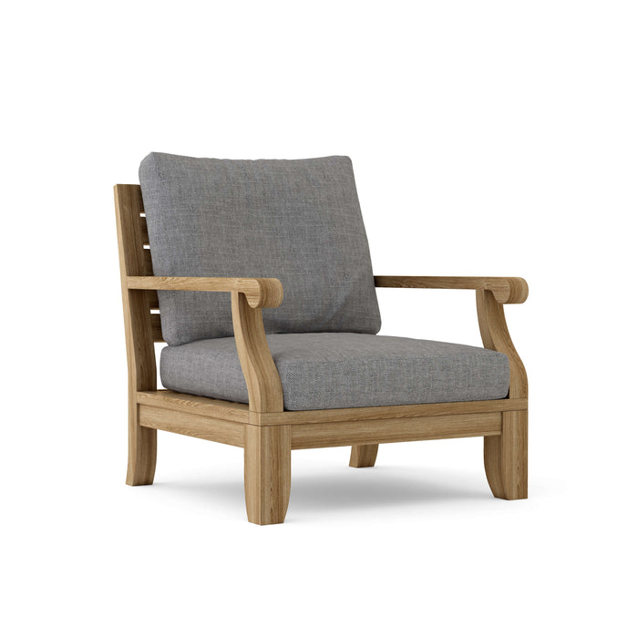 Teak Deep Seating Chair - Riviera