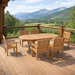 Teak 7 - Piece Outdoor Dining Set - Bahama (Table) & Sahara (Chairs) - Teak HQ™