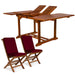 Teak 8 - Seater Patio Furniture Set (Including Table) - by All Things Cedar - Teak HQ™