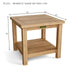 Teak Accent Table (22" Square) - Bahama - Teak HQ™