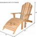 Teak Adirondack Chair - Teak HQ™