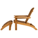 Teak Adirondack Chair Footrest - Royal Teak - Teak HQ™
