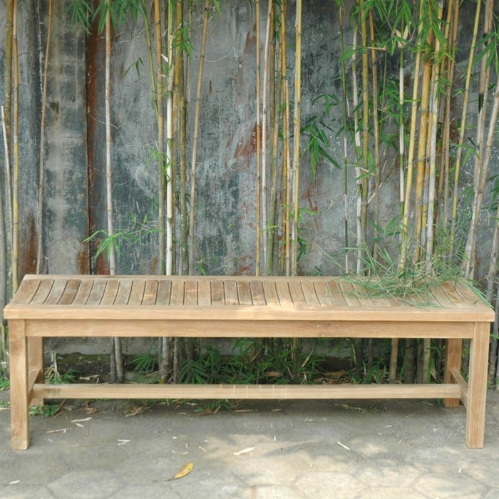 Teak Backless Bench (3 - Seater) - Casablanca - Teak HQ™