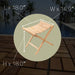 Teak Backless String Seat (Foldable) - Azzura - Teak HQ™