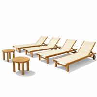 Teak Backyard Furniture - Sundaze & Miami 6-Piece Set
