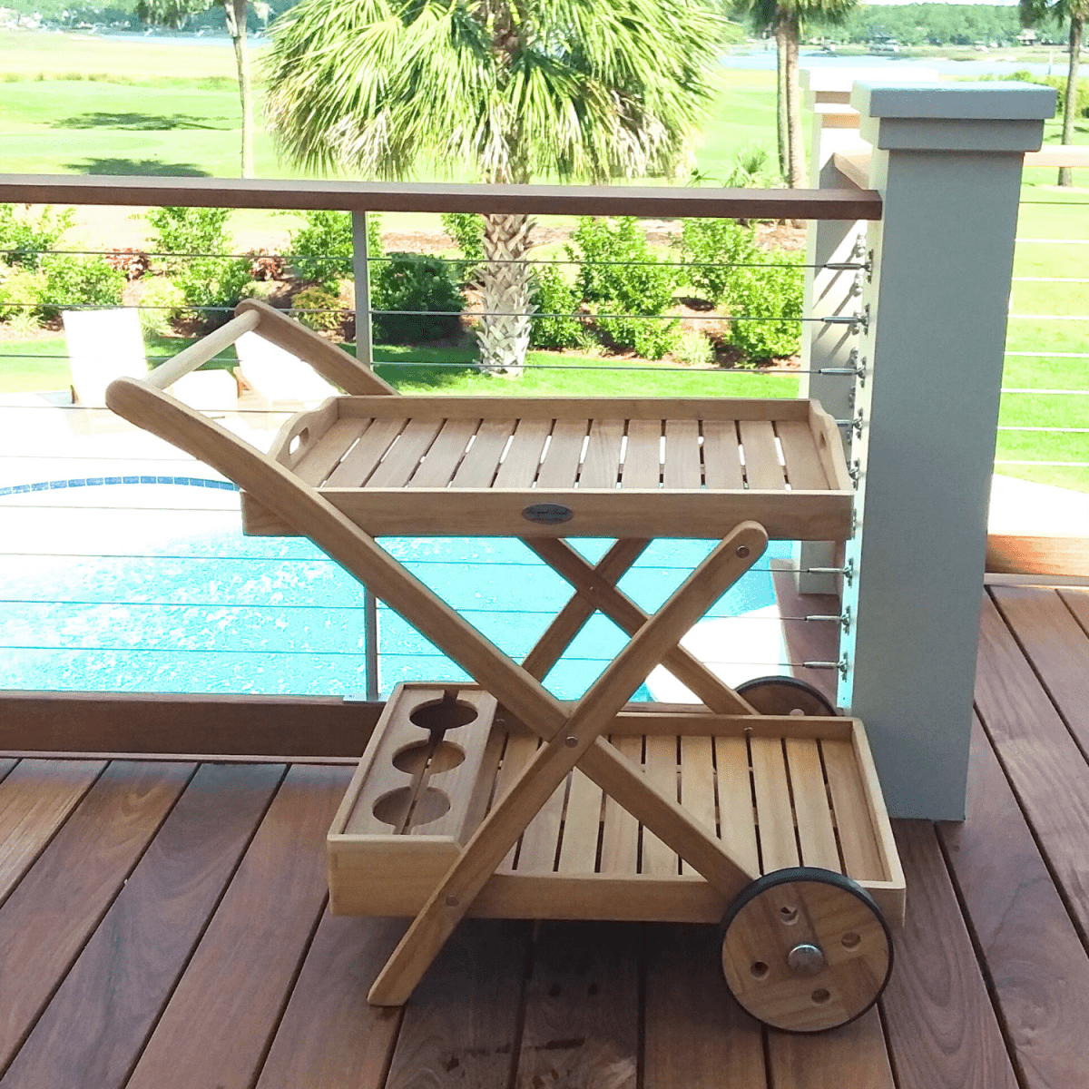 Teak Bar Cart - Royal Teak - Teak HQ™