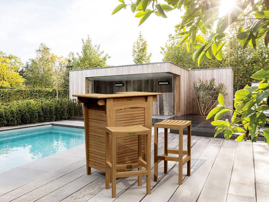 Teak Bar - Height Bistro Set - Montego - Teak HQ™