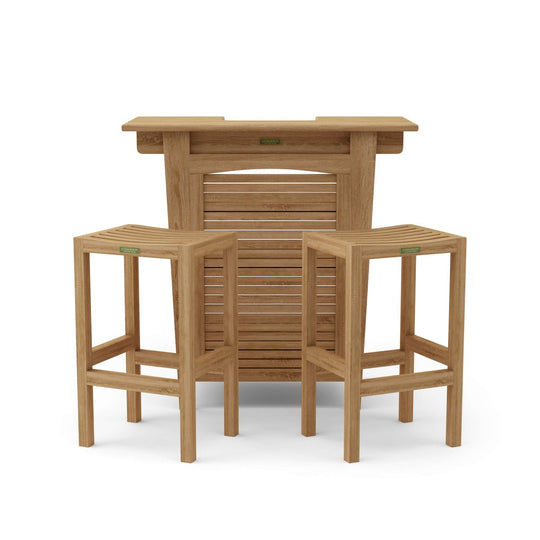 Teak Bar - Height Bistro Set - Montego - Teak HQ™