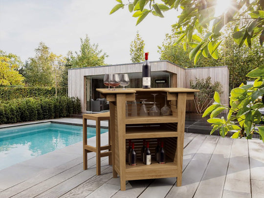 Teak Bar - Height Bistro Set - Montego - Teak HQ™