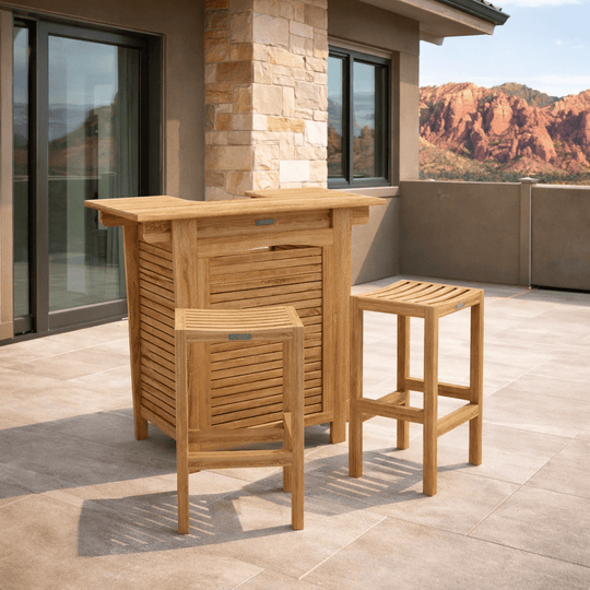 Teak Bar - Height Bistro Set - Montego - Teak HQ™