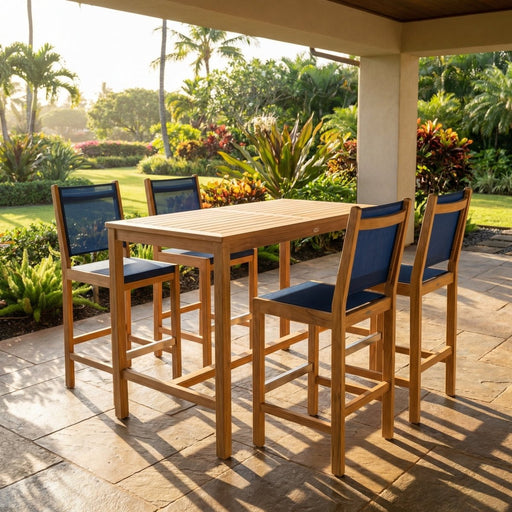 Teak Bar - Height Outdoor Chair - Royal Teak - Teak HQ™