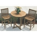 Teak Bar Height Table (39" Diameter) - Royal Teak - Teak HQ™