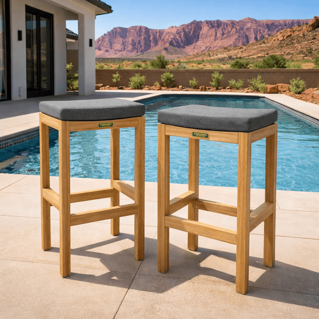 Teak Bar Stool - Montego - Teak HQ™