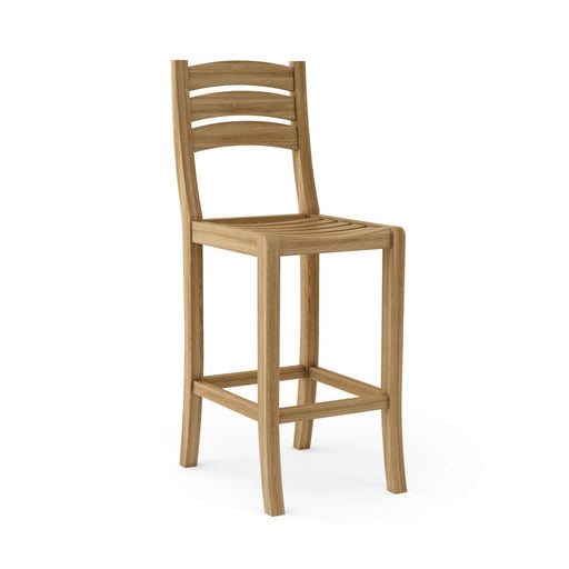 Teak Bar Stool With Back - Mandalay - Teak HQ™