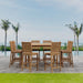 Teak Bar Table Set - Windsor (Table) & Avalon (8 Chairs) - Teak HQ™
