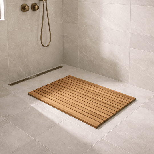 Teak Bath Mat (31" Wide) - Spa - Teak HQ™