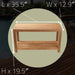 Teak Bath/Spa Bench With Lower Shelf - Santori - Teak HQ™