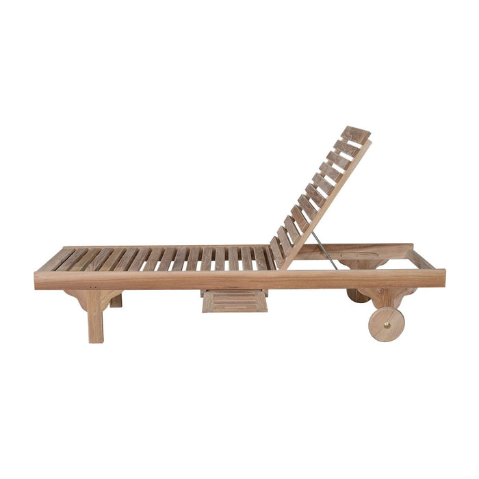 Teak Beach Chairs Set - Capri 4 - Piece Lounger Set - Teak HQ™