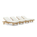 Teak Beach Chairs Set - Capri 4 - Piece Lounger Set - Teak HQ™