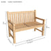 Teak Bench for Outside (2 - Seater) - Classic - Teak HQ™