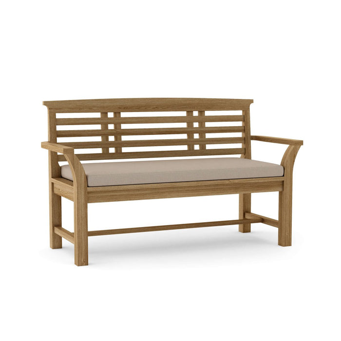Teak Bench With Back (2 - Seater) - Sakura - Teak HQ™