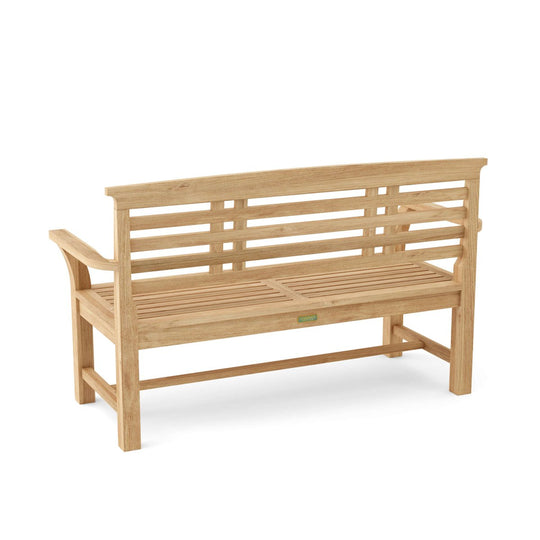 Teak Bench With Back (2 - Seater) - Sakura - Teak HQ™