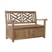 Teak Bench With Storage (2 - Seater) - Vilano - Teak HQ™