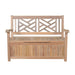 Teak Bench With Storage (2 - Seater) - Vilano - Teak HQ™