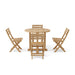 Teak Bistro Patio Set - Montage (Table) & Alabama (4 Chairs) - Teak HQ™