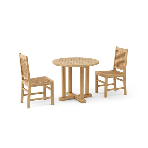 Teak Bistro Set for 2 - Montage (Table) & Saratoga (Chairs) - Teak HQ™
