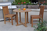 Teak Bistro Set for 2 - Montage (Table) & Saratoga (Chairs)