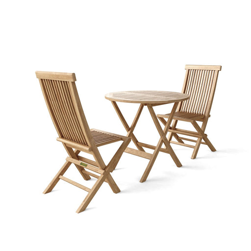 Teak Bistro Set - Windsor (Table) & Classic (2 Chairs) - Teak HQ™