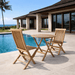 Teak Bistro Set - Windsor (Table) & Classic (2 Chairs) - Teak HQ™