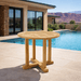 Teak Bistro Table (35" Round) - Montage - Teak HQ™